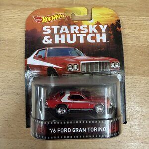 Hot Wheels Retro Entertainment Starsky & Hutch '76 Ford Gran Torino
